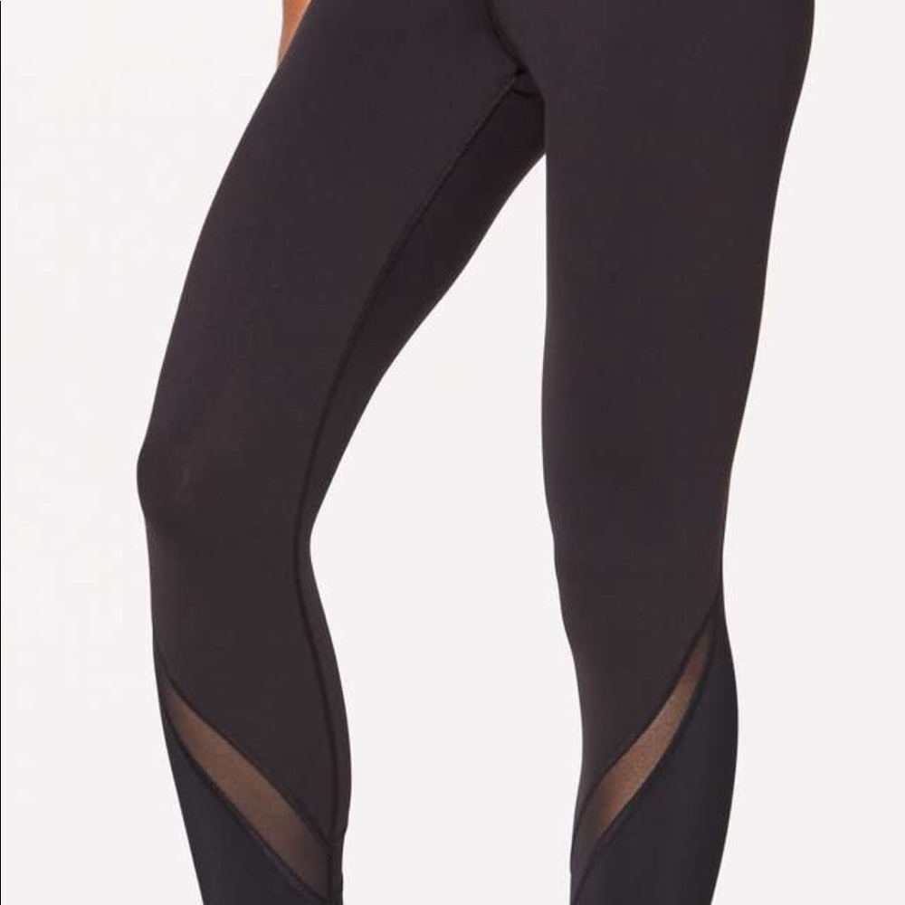Lululemon Wunder Under Crop II, Scallop 23”